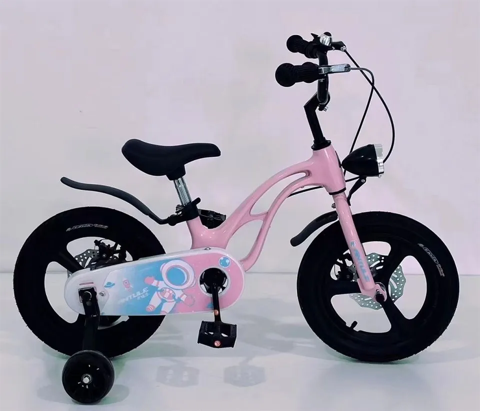 Magnesium Alloy Children Bicycle With Car Lights