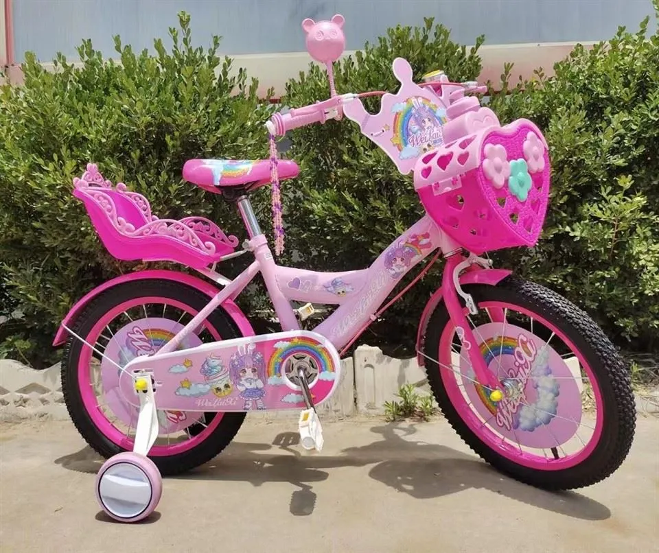 จักรยานเด็กผู้หญิงเหล็กคาร์บอนสูง