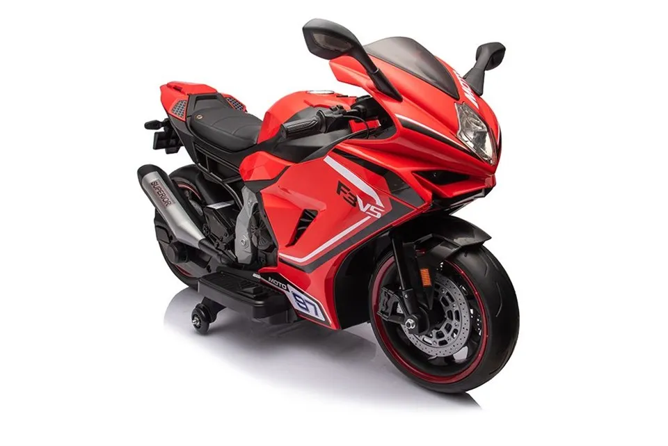 Kids Electric Ride On Motorcycle พร้อมล้อฝึก